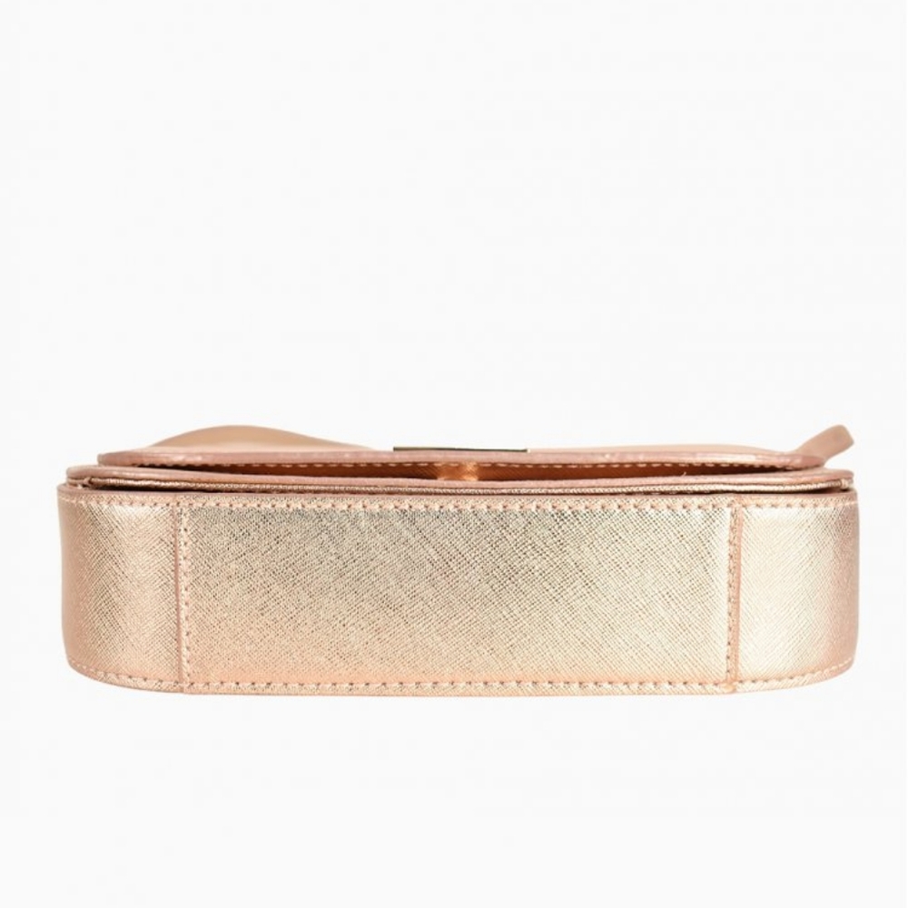 *♥Kate Spade Vintage Large Carsen Rose Gold Laurel Way Crossbody Purse WKRU5150 - Picture 7 of 14